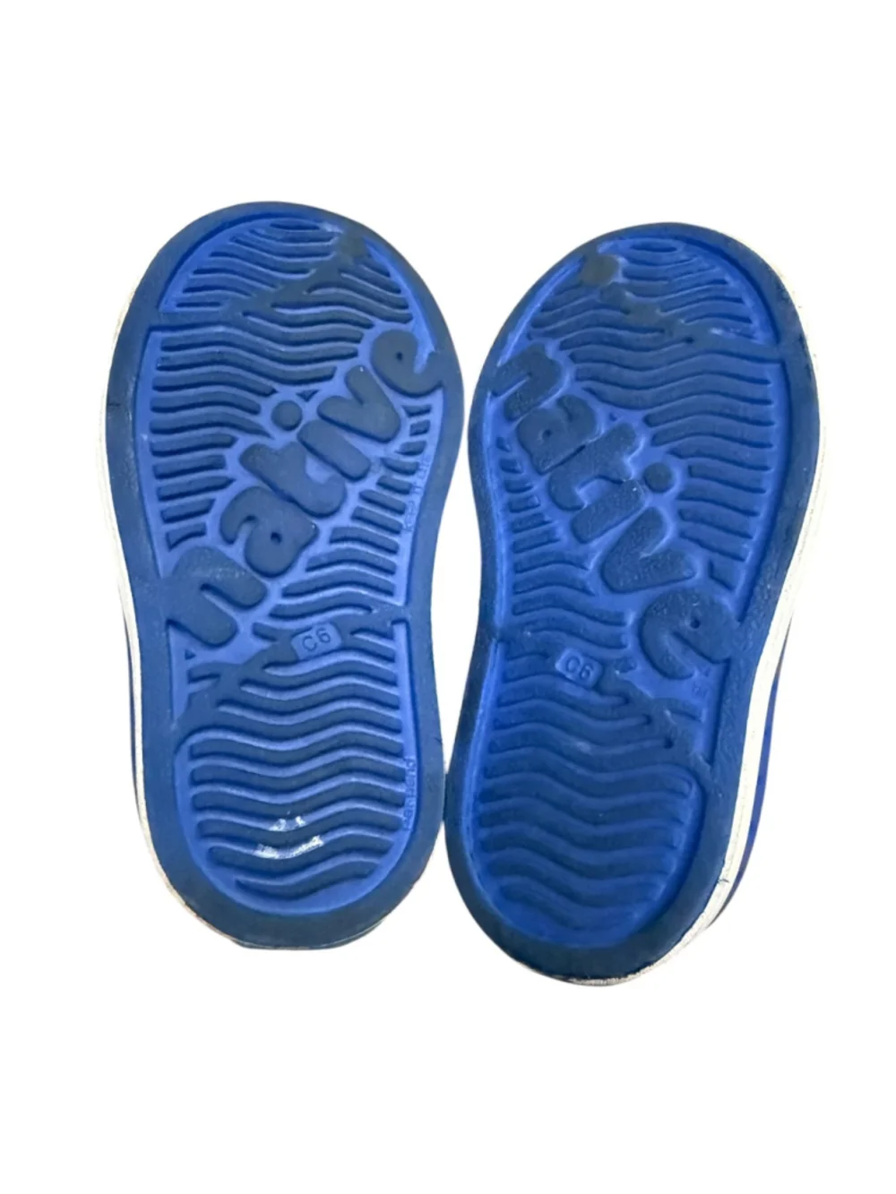 Native Shoes Jefferson Blue White Slip-On Water Shoes Toddler Size C6